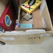 A large box of games,