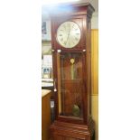 A Grandfather clock with 1722 regulator movement by J Armstrong,