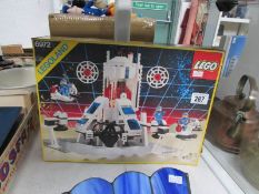 A boxed lego space ship