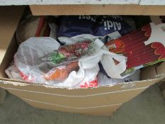 A large box of Mcdonalds collectables including Furby, Beanie, Action man,