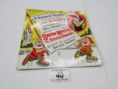 A Walt Disney 45rpm record of Tom Arnold's music for Snow White and the Seven Dwarfs