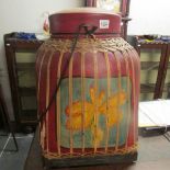 A large Oriental rice container