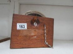 An Imperator Bijou Toulet pigeon racing clock with case