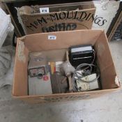 A quantity of old camera's including Brownie cine camera