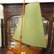 A sailing boat sailing lamp