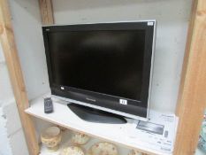 A Panasonic Viera flat screen TV