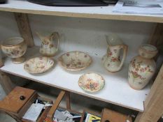 7 pieces of Fieldings Crown Devon including jugs and vases