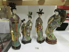 4 superb quality Japanese figures