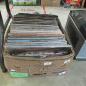A mixed lot of LP and 45rpm records including Mike Oldfield,