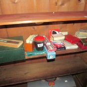 A mixed lot including playing cards, dice, dominoes,