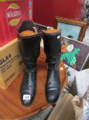 A pair of riding boots