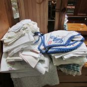 A mixed lot of table and other linen