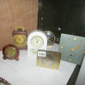 6 various clocks