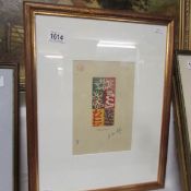 An artist's proof print signed H Matisse,