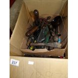 A box of old tools