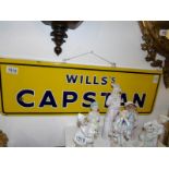 An Enamel advertising sign for Will's Capstan