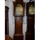 An 8 day Grandfather clock by Oldham,