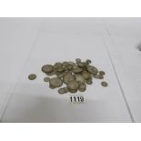 Approximately 240 grammes of pre 1920 silver coins including Victorian