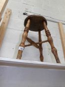 An old kitchen stool