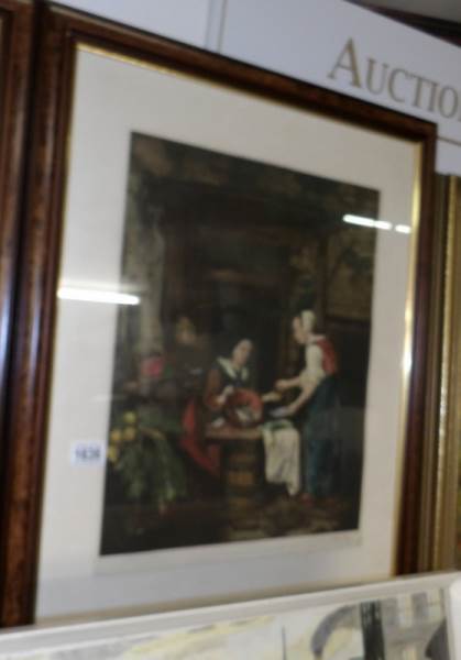 A pair of framed and glazed coloured engravings signed Arthur Hoggs? - Image 6 of 9