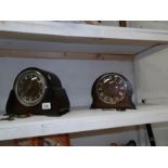 2 mantel clocks with keys