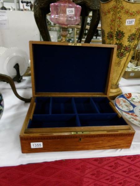 A Tunbridge ware jewellery box - Image 6 of 6