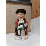 A musical Bullington Toby jug (Loch Lomond tune)