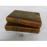 2 volumes 'History of the war in France & Belgium' in 1815 by Captain W Siborne,