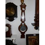 A mahogany barometer