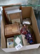A miscellaneous lot including playing cards,