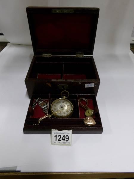 A pocket watch,