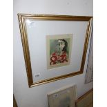 A Pablo Piccaso artist's proof signed in pencil 'Picasso'