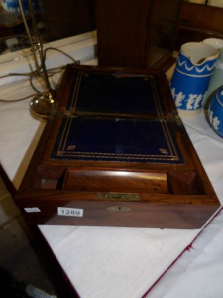 A rosewood writing box - Image 6 of 6