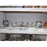 A mixed lot including Worcester, Coalport,