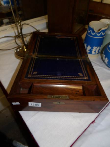 A rosewood writing box - Image 5 of 6