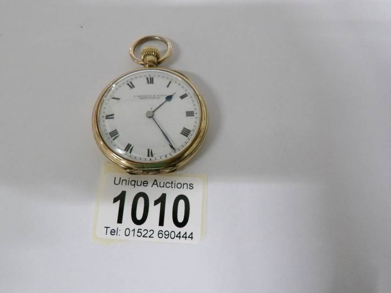 A gent's silver pocket watch on silver chain and a gold plated Sermin & Sons, Sheffield, - Image 10 of 15