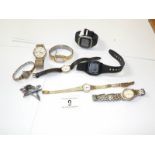 A mixed lot of wrist watches including Rotary