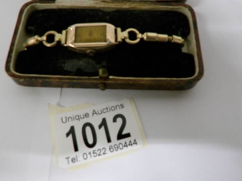 3 vintage wristwatches including 1 9ct gold, - Image 5 of 12