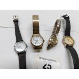 2 Sekonda wrist watches and 2 others