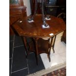 An inlaid occasional table