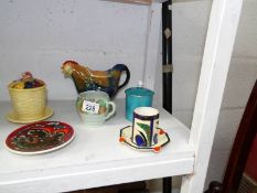 A mixed lot including Poole, Carltonware,