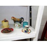 A mixed lot including Poole, Carltonware,