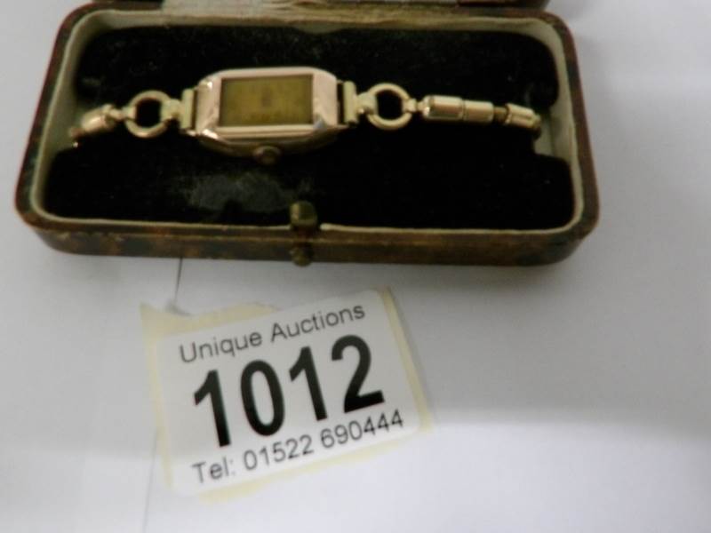 3 vintage wristwatches including 1 9ct gold, - Image 4 of 12