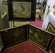 3 framed and glazed horse related prints