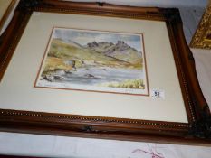 A framed and glazed signed print, 221/600, 'The Cobbler' by Annis, image 30 x 22,