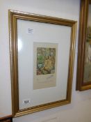 An artist proof print signed by Henri Matisse, image 14 x 11cm,