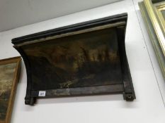A hand painted wall bracket