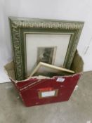6 framed and glazed engravings including City of Lincoln, Thornton Priroy,