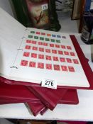 6 albums of GB stamps in including high value 'postage due' stamps