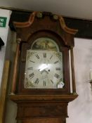 A Grandfather clock marked Oldham / Southam
